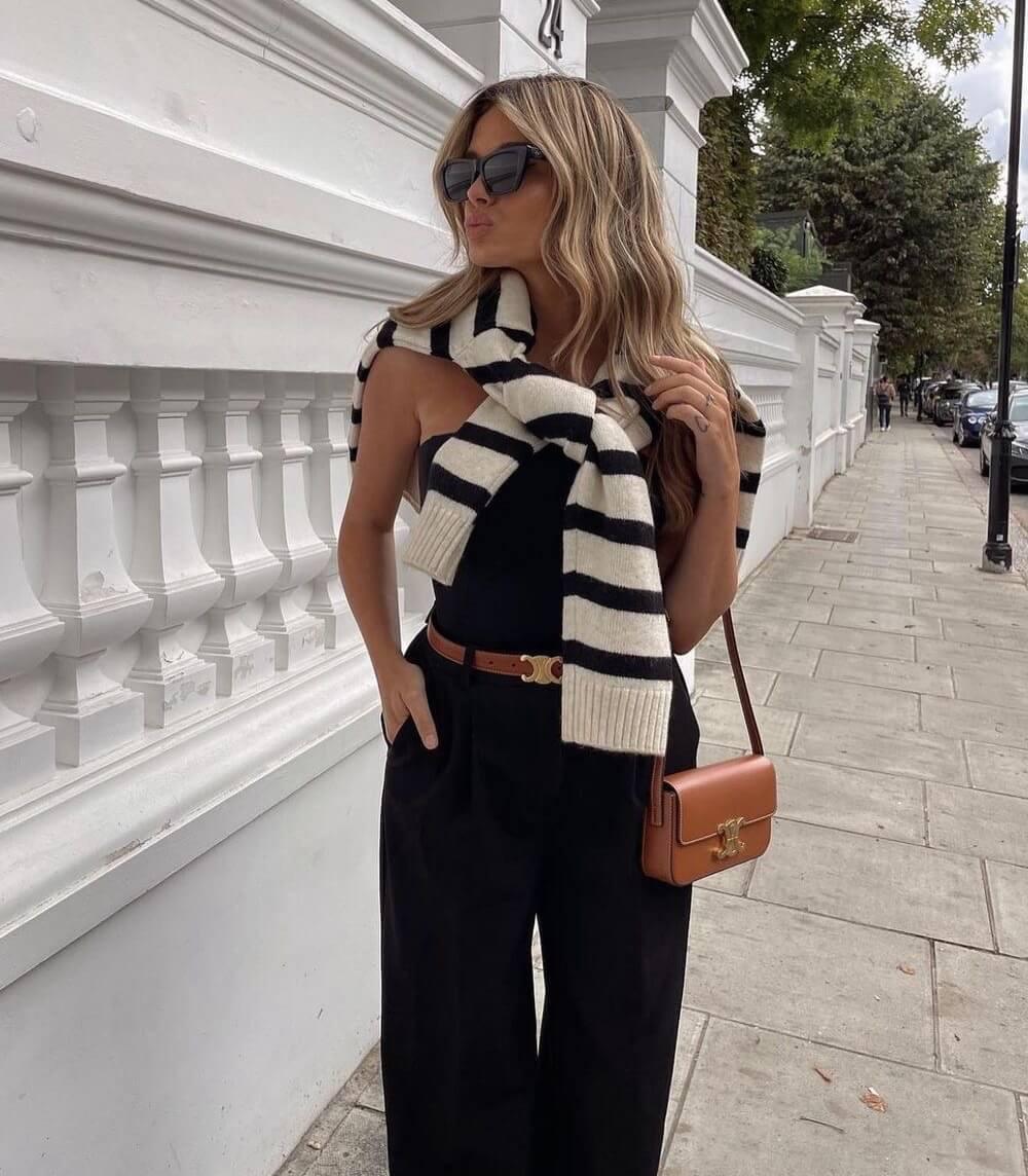 Elegant Bälte – Chic Finish Och Trendig Guldspänne