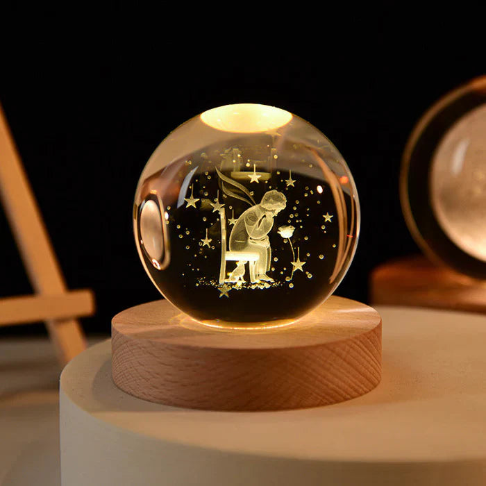 Decorative Led Lamp – Engraved Finish and Contemporary Style