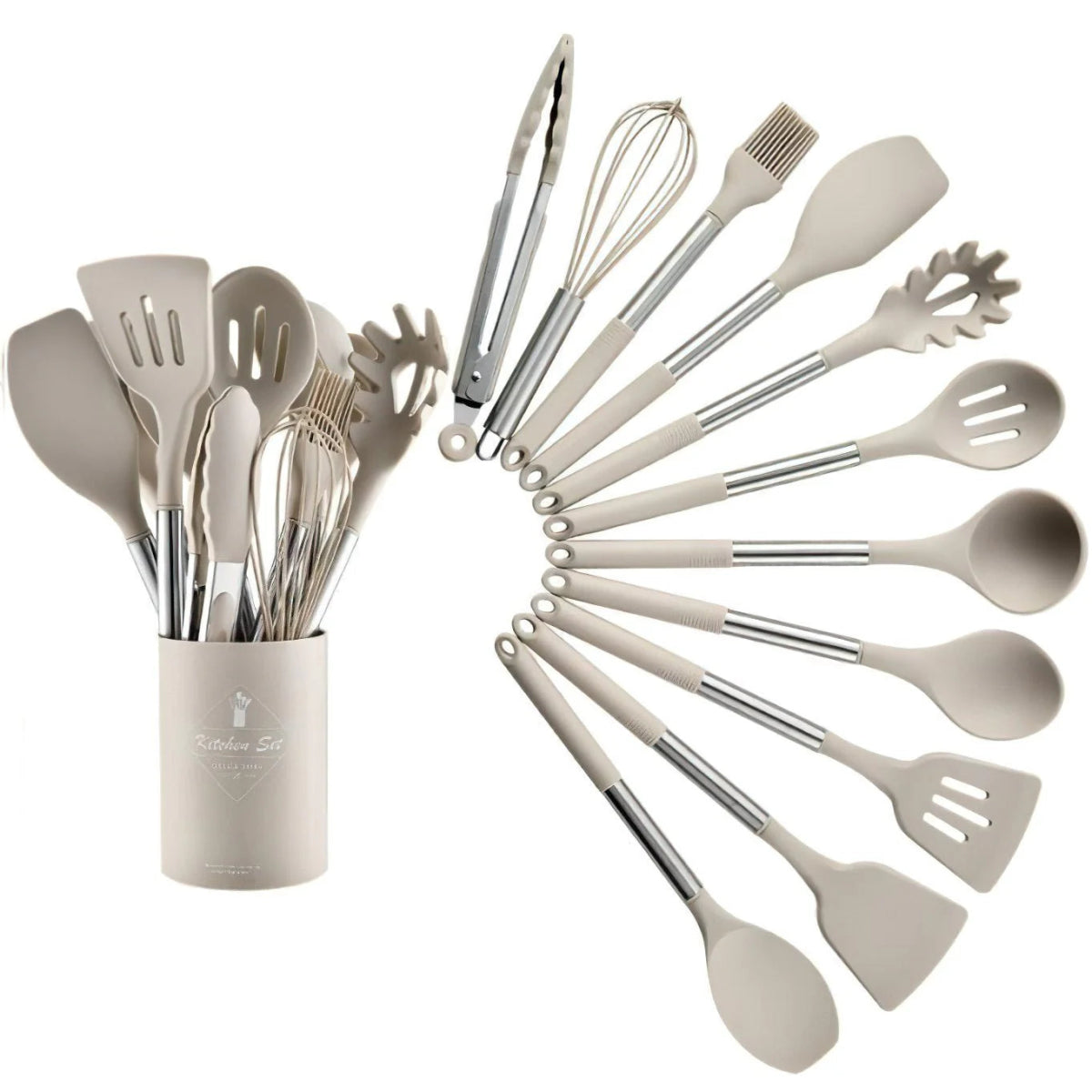 Conjunto de Utensílios de Cozinha – Prático e Versátil no Dia a Dia