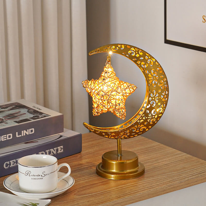 Lampe Lune Dorée - Magical glow & Enchanted ambience