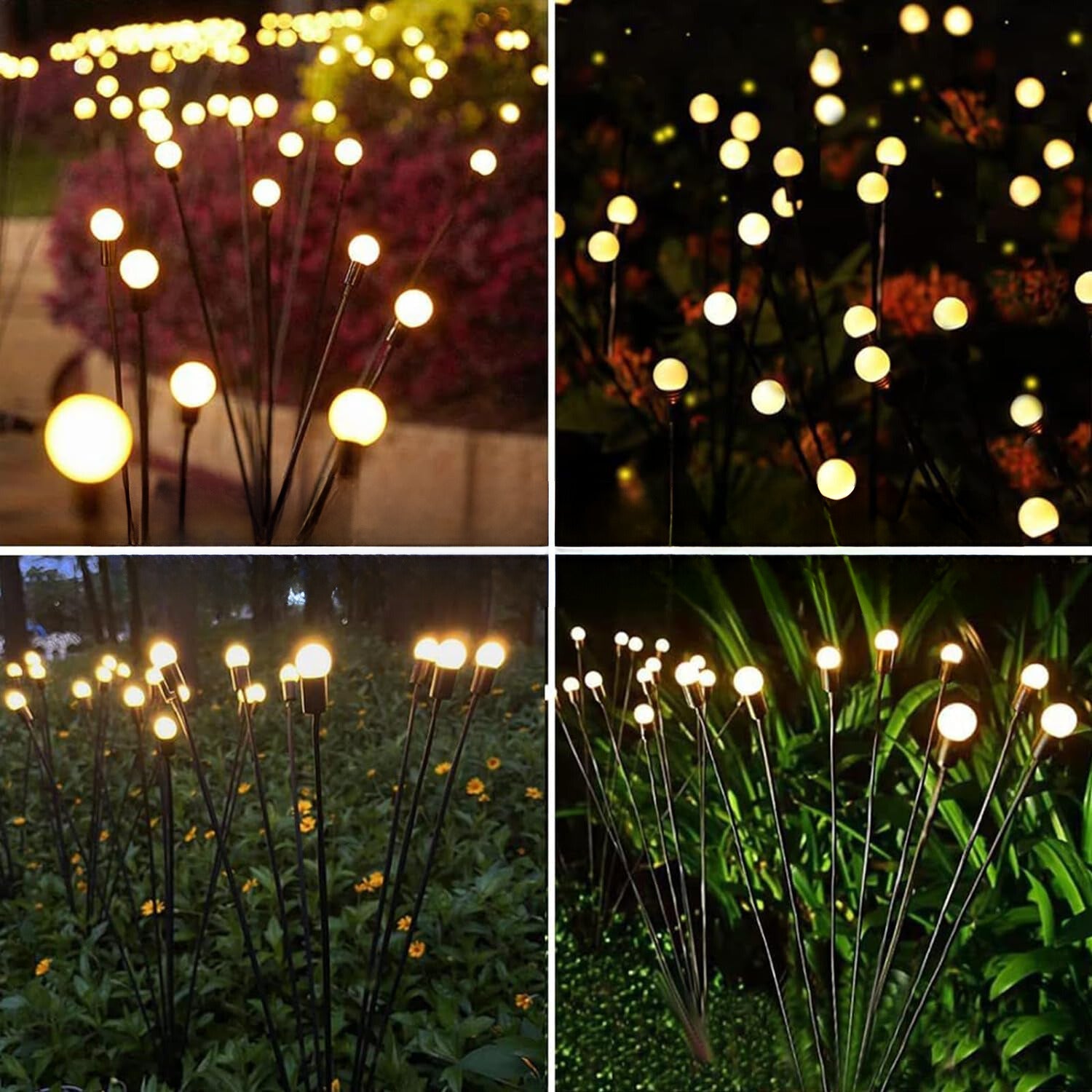 LED-lamper Lucioles Solenergi – Magisk stemning til din have