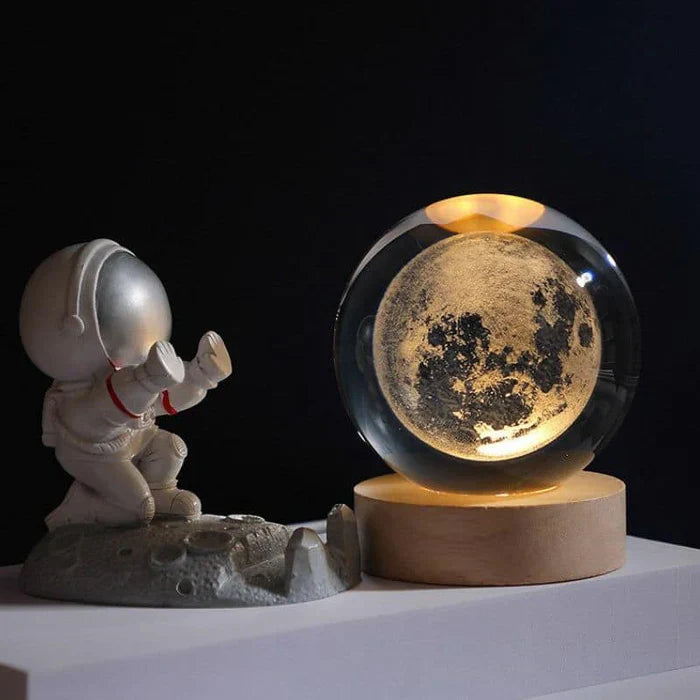 Decorative Led Lamp – Engraved Finish and Contemporary Style