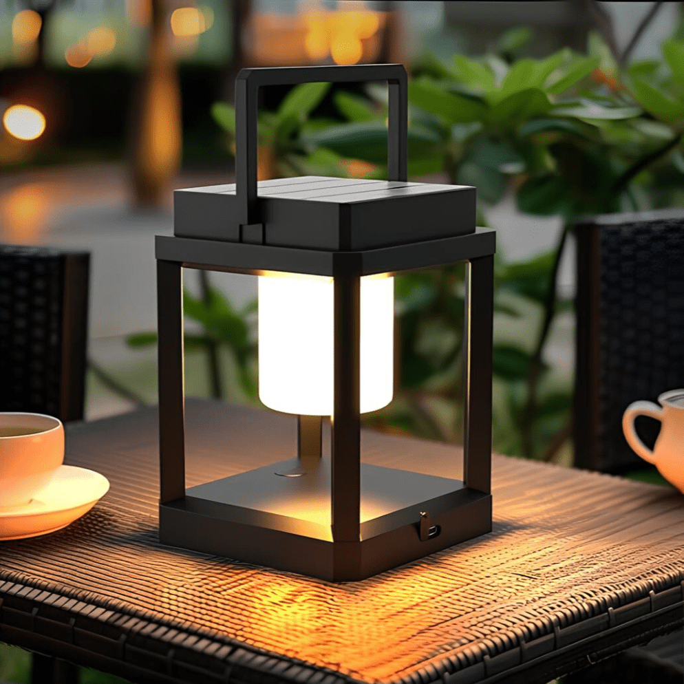Lanterna Solar Moderna – Iluminação Elegante e Durável