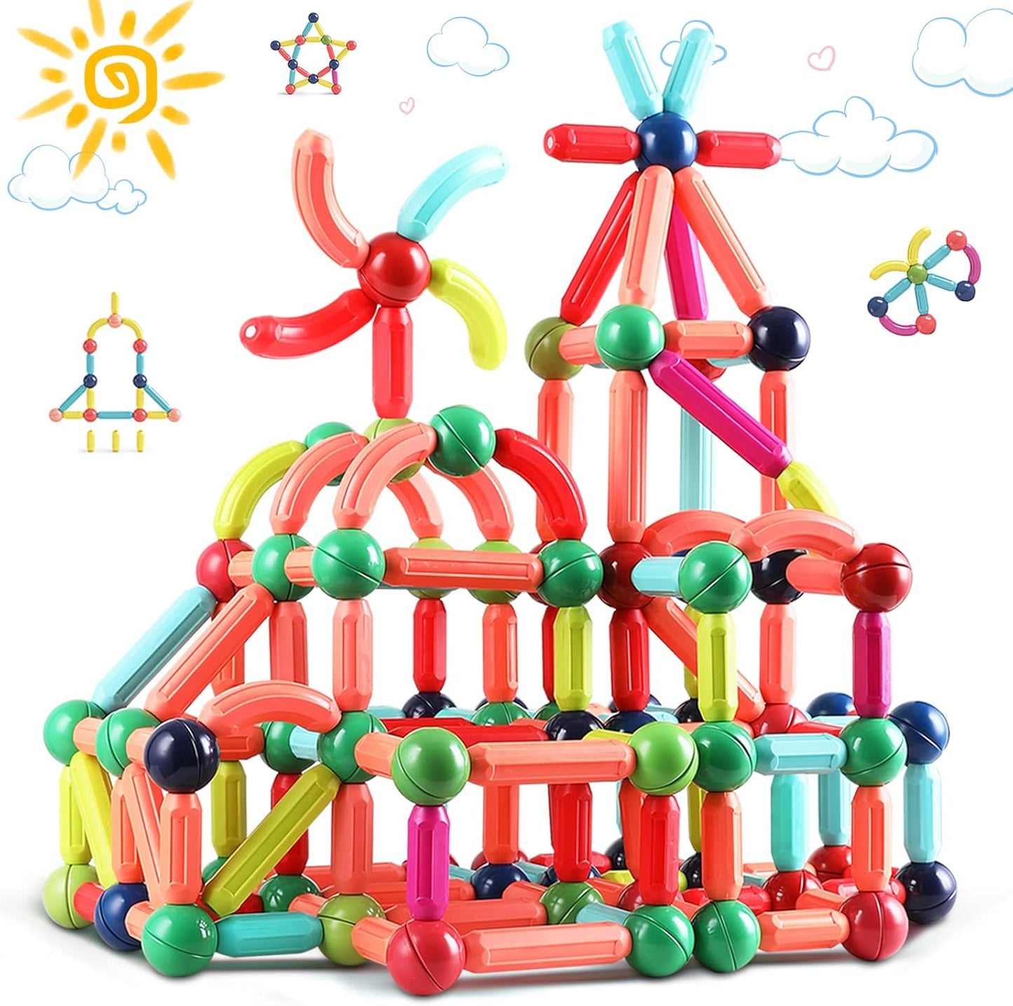 Educational magnetic blocks - Stimulate children's imagination