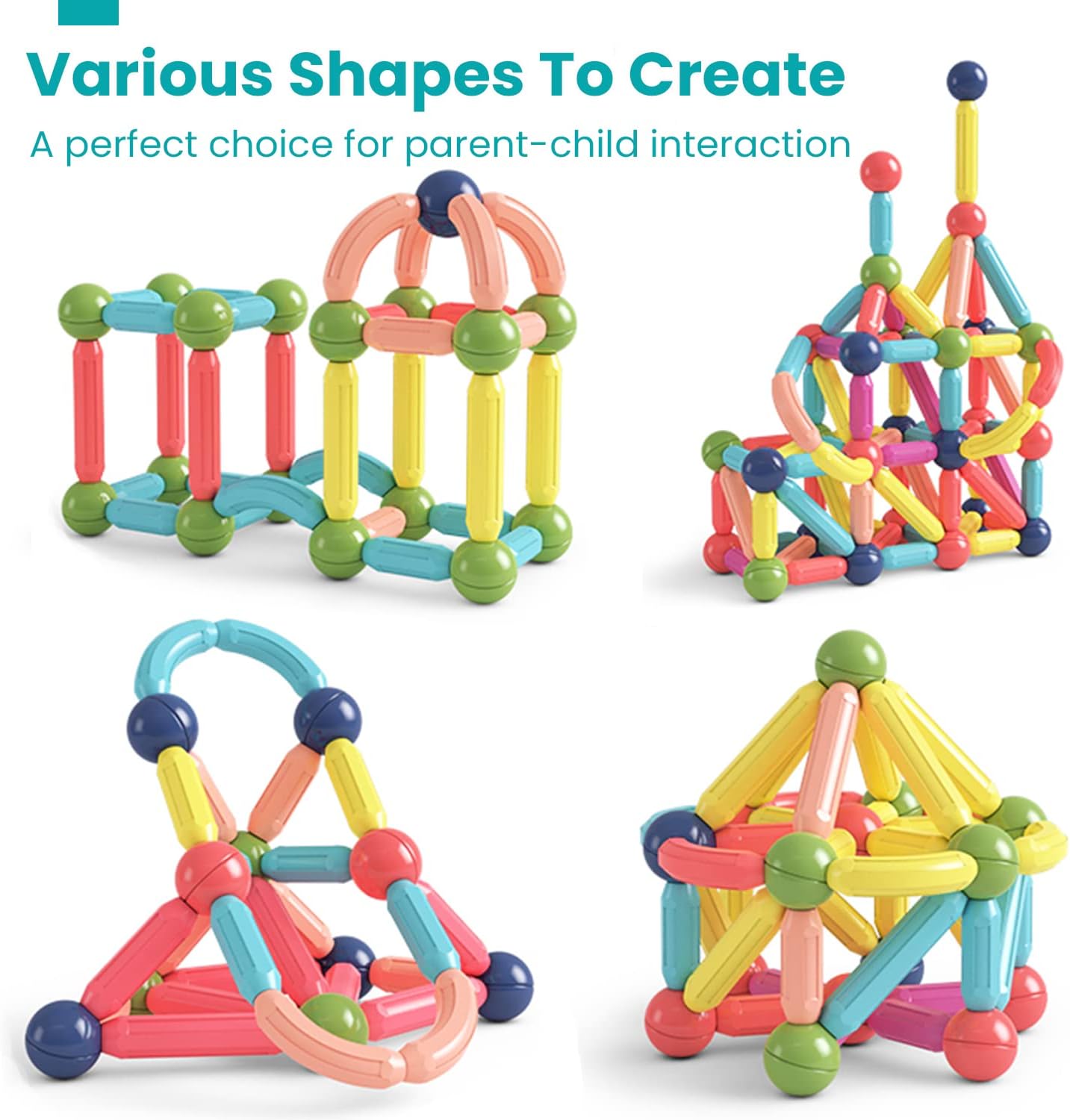 Educational magnetic blocks - Stimulate children's imagination