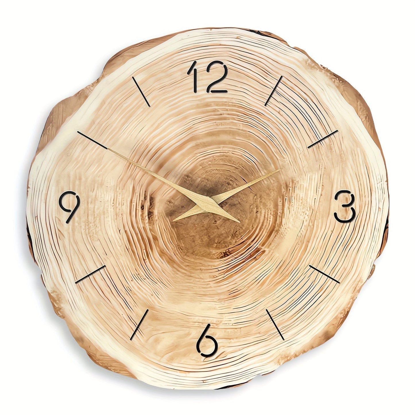 Silent Wall Clock – Realistic Texture and Elegant Design
