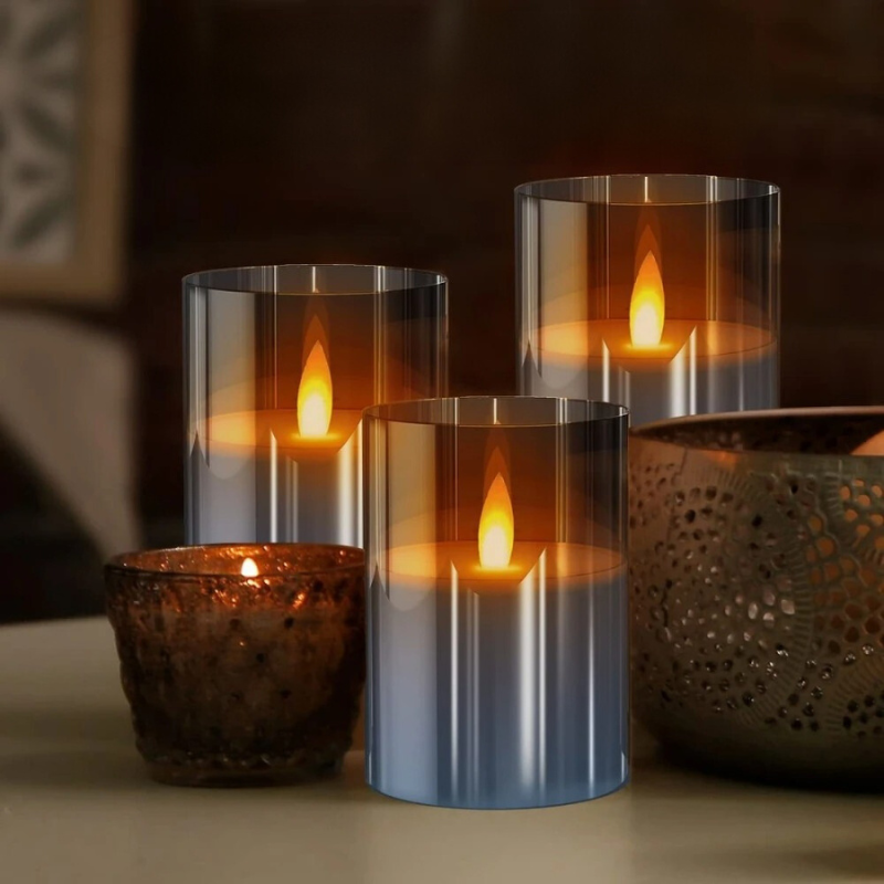 Candele Elettriche Realistiche – Luce Filtrata Senza Cera Né Fiamma