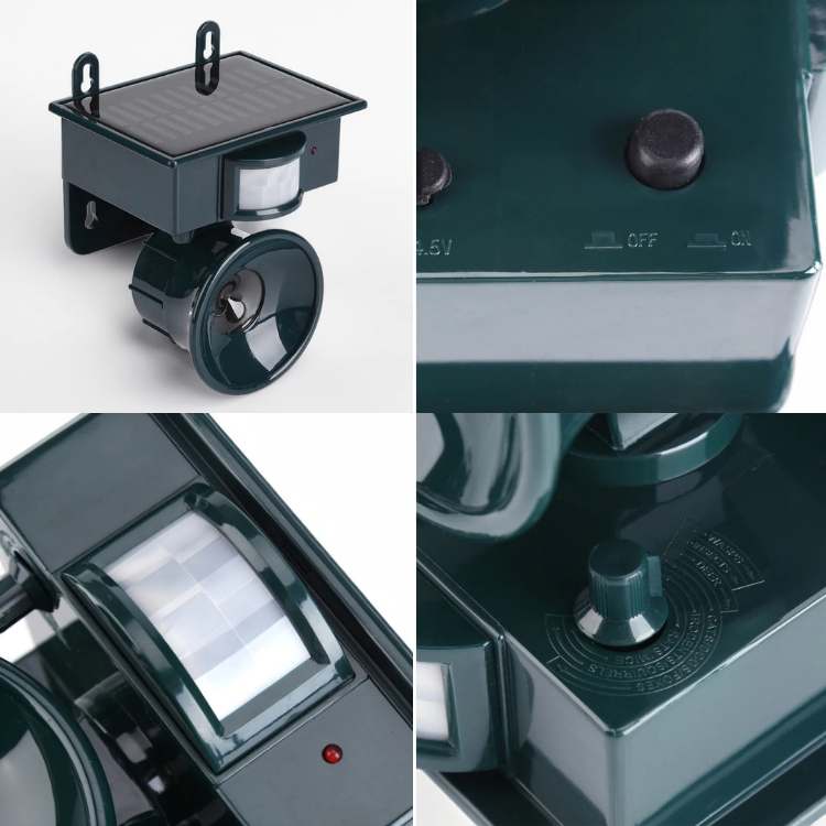 Elektronický odpuzovač pro zahradu — loví ptáky a chrání vaše prostory