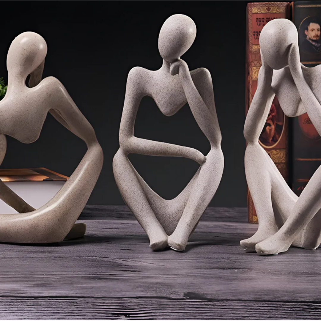 Abstract Sculpture Thinker – Contemplative Elegance and Modern Design