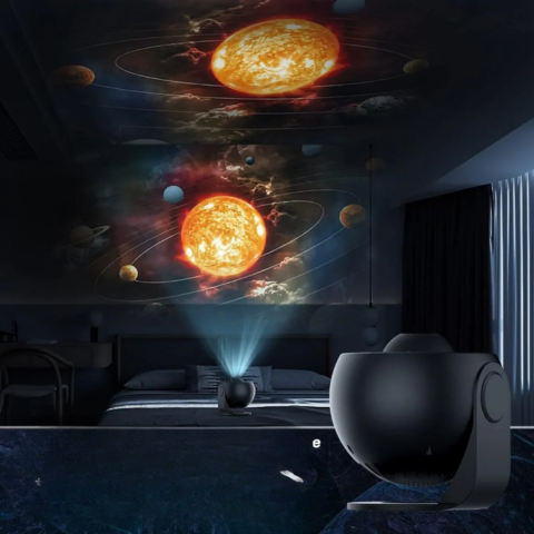 Lampe Projecteur Rotatif – 360° De Rêverie Stellaire À La Maison
