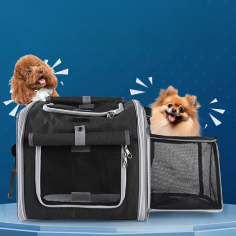 Utvidbar sykkelkurv for dyr – Praktisk og komfortabel