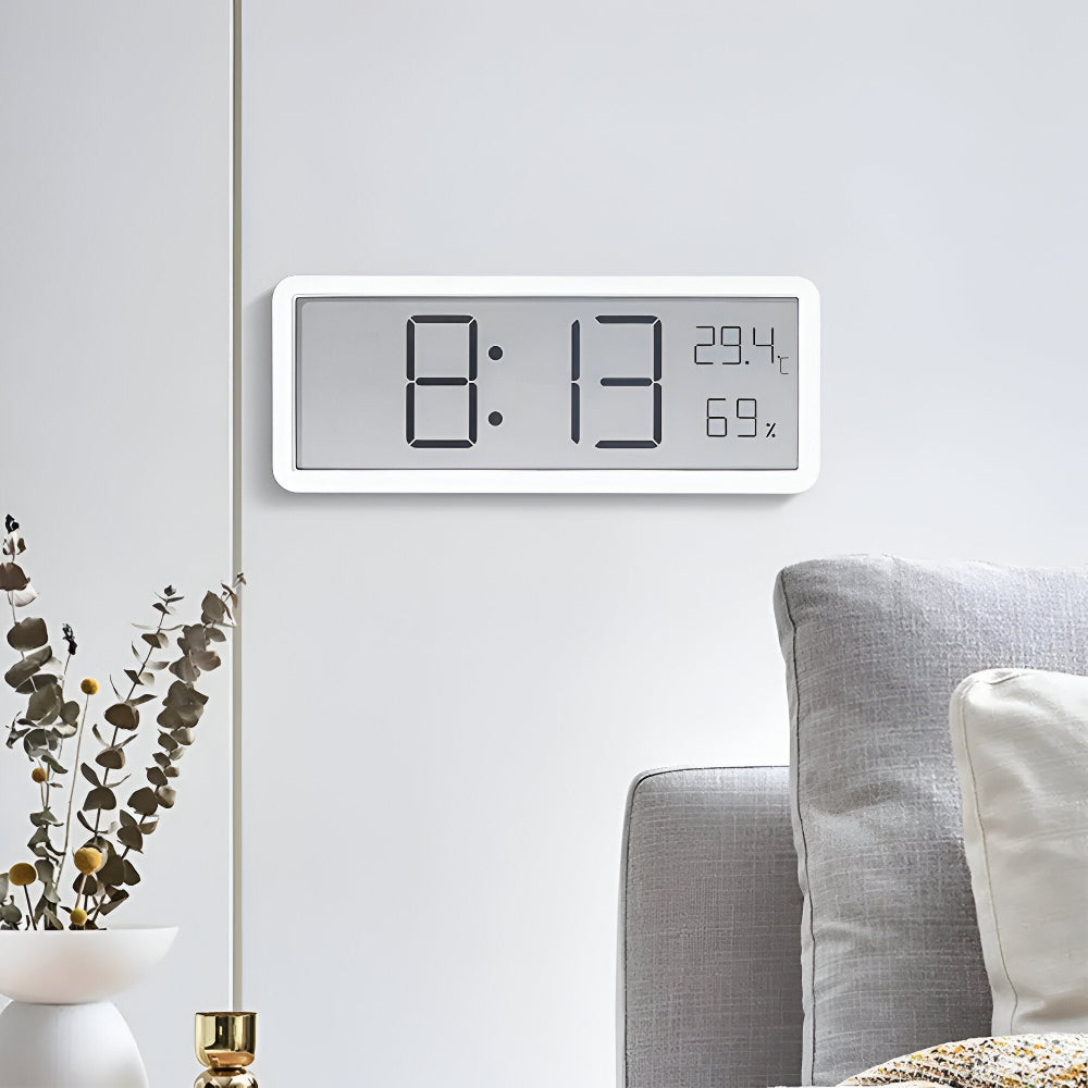 Reloj de pared LED multifunción - Pantalla clara y diseño moderno