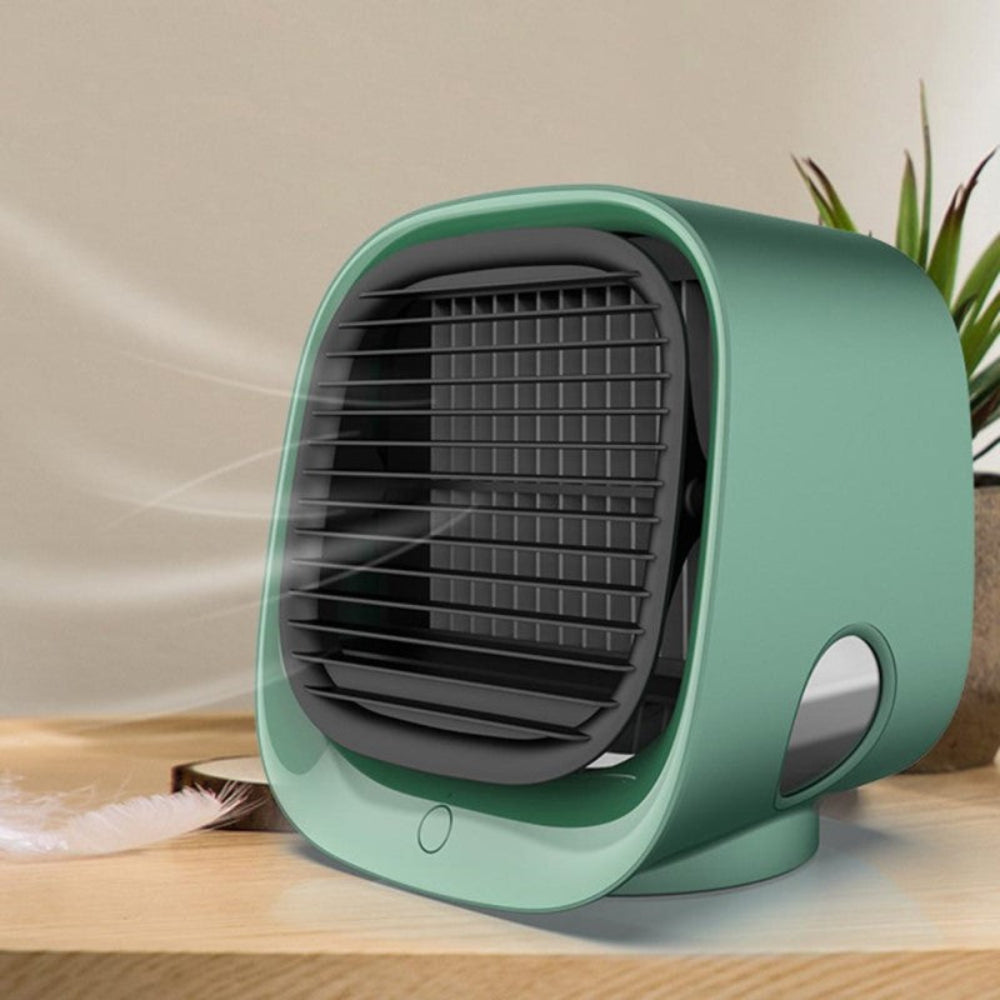 Ventilador Portátil 2-en-1 – Refrigeración y Praticidad Donde Quiera Que Esté