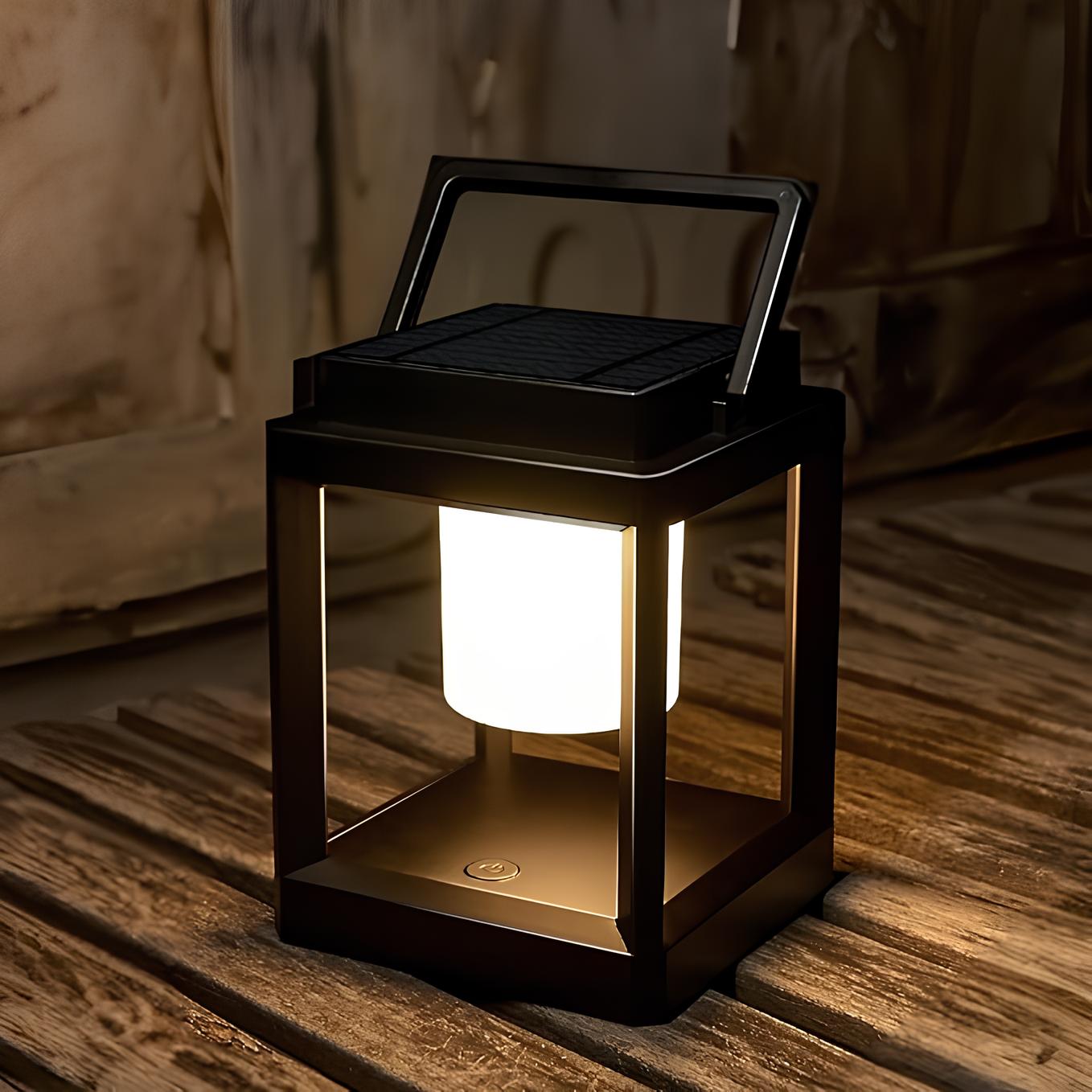 Lanterna Solar Moderna – Iluminação Elegante e Durável
