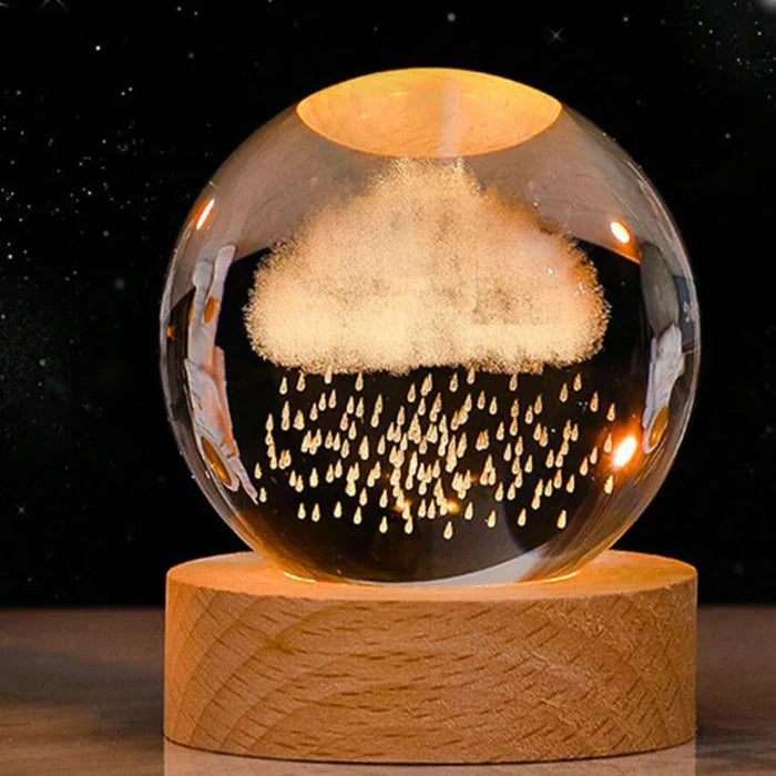 Decorative Led Lamp – Engraved Finish and Contemporary Style