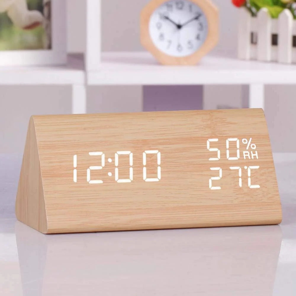 LED Clock With Voice Control – Modern Design And Smart Functionality