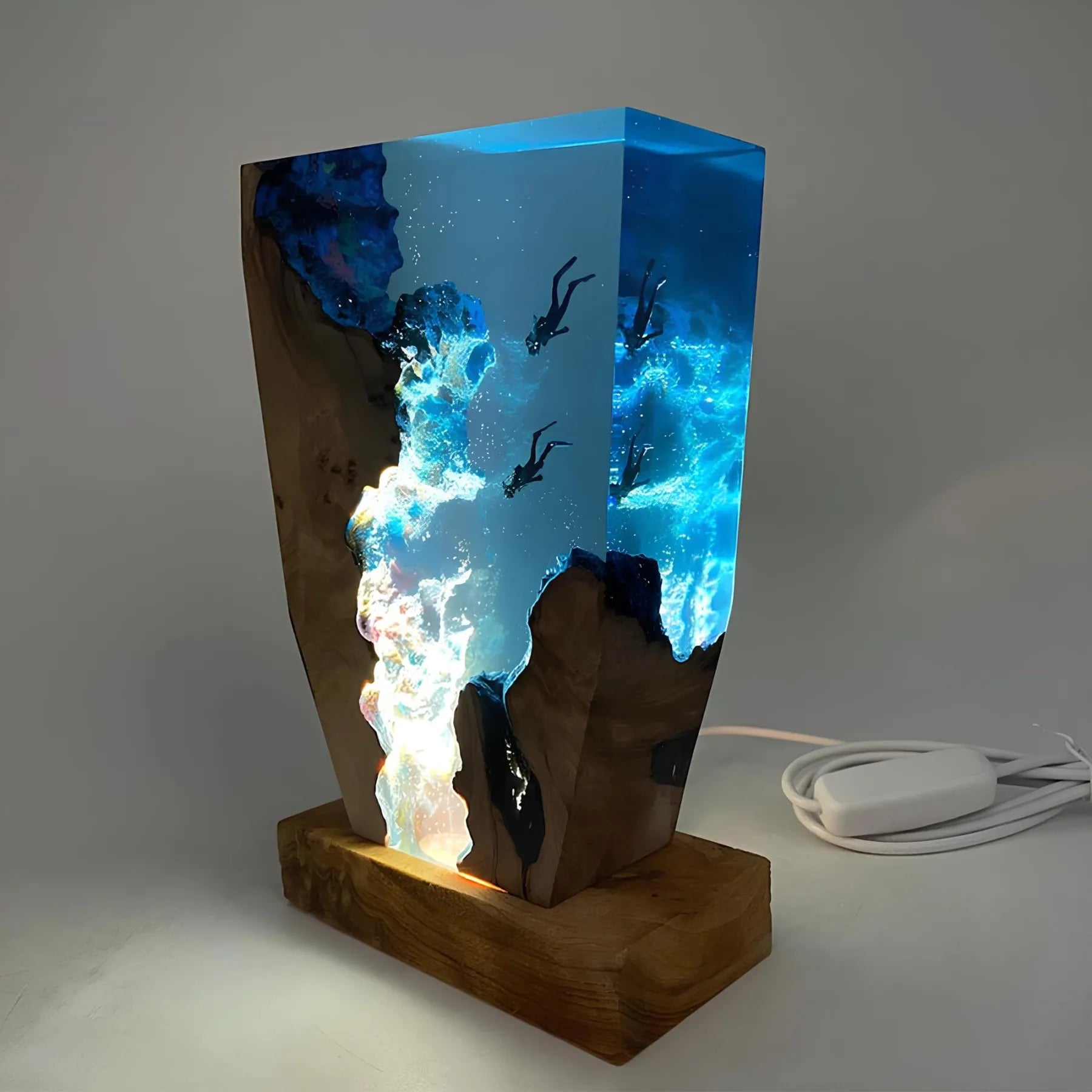 Lampe de Table Océanique – Décoration Lumineuse Apaisante