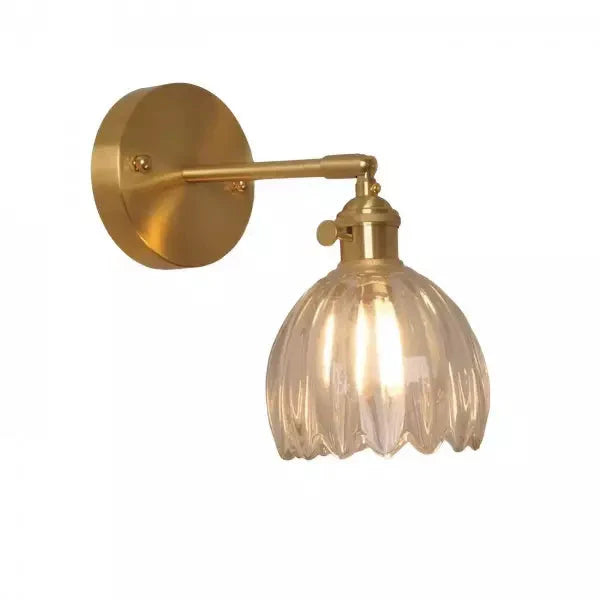 Aplique Decorativa de Pared – Flor en Capullo y Ambiente Romántico 