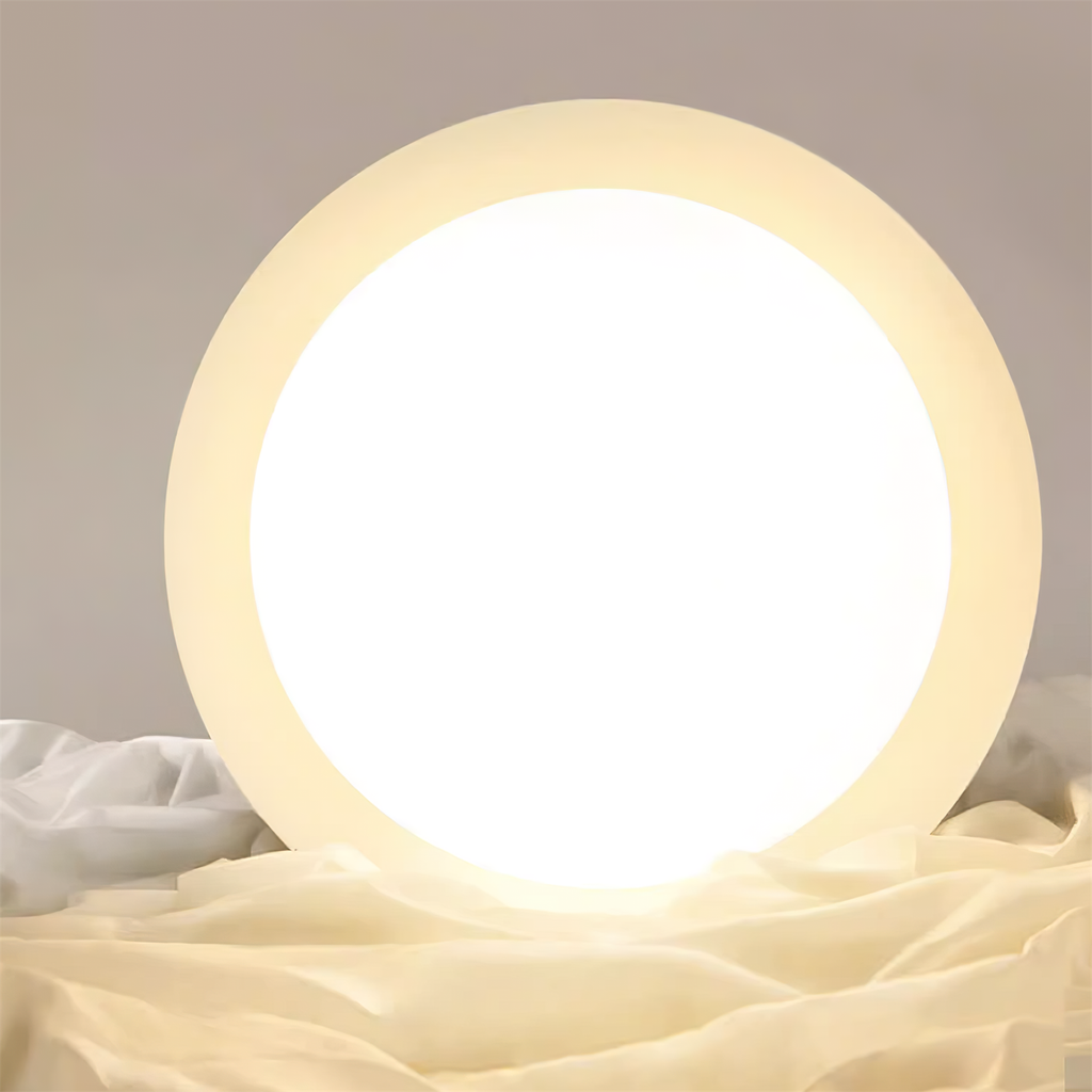Plafón LED redondo - Resplandor natural y discreta elegancia