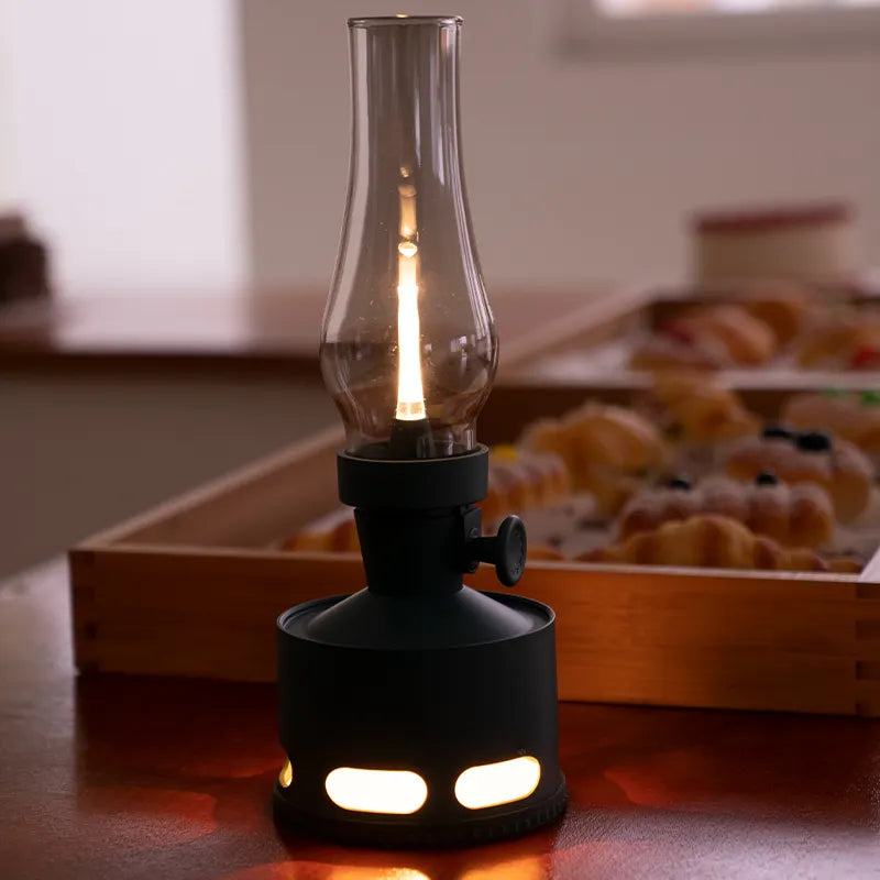 Retro LED-lantaarn – Elegante decoratieve verlichting 