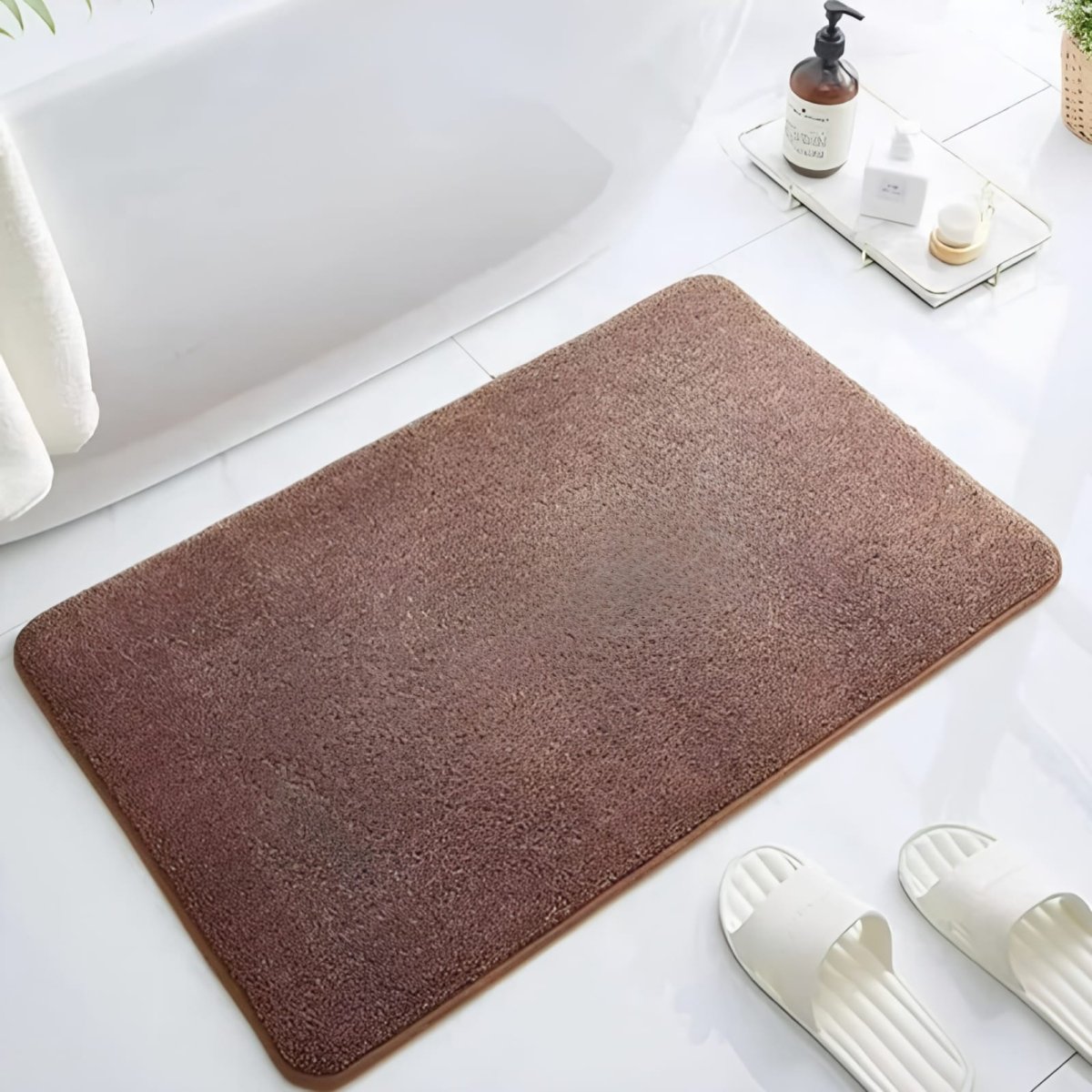 Tapete de Banho Super Absorvente Antiderrapante – Conforto e Segurança Diária 