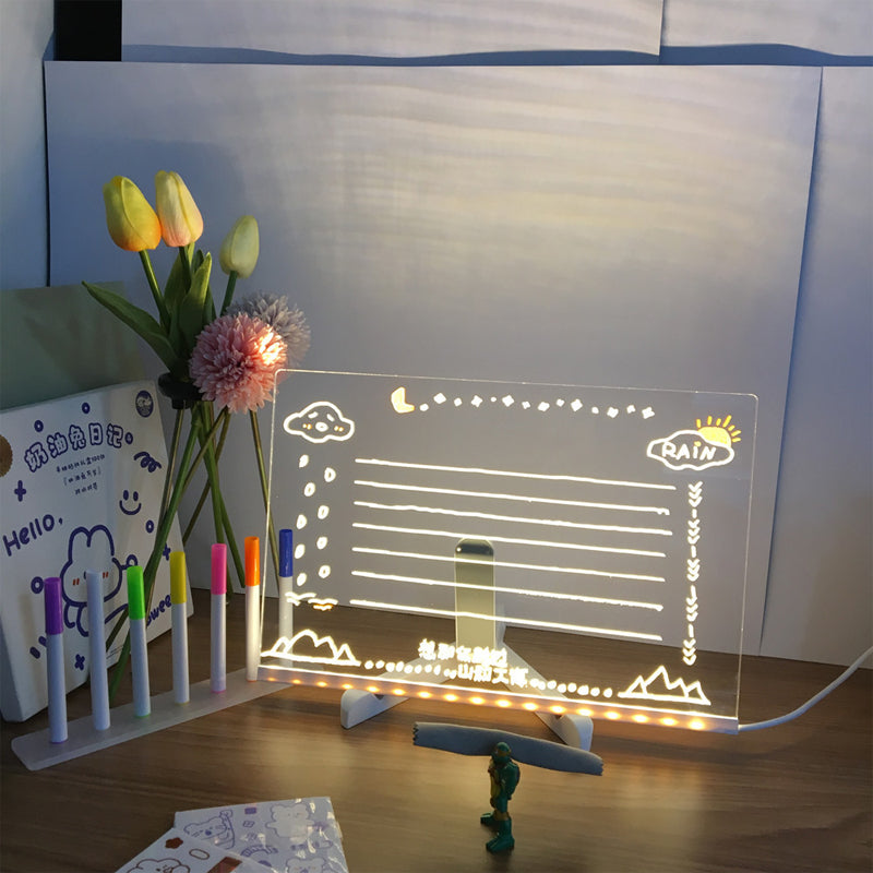 Tableau Lumineux Effaçable – Dessinez, Illuminez Et Recommencez À L’infini