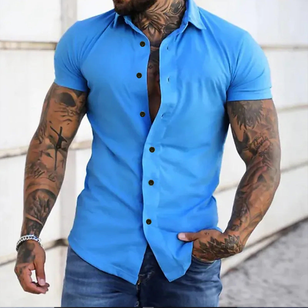 Joseph | Elegant Short Sleeve Shirt – Fitted Cut and Modern Style 
