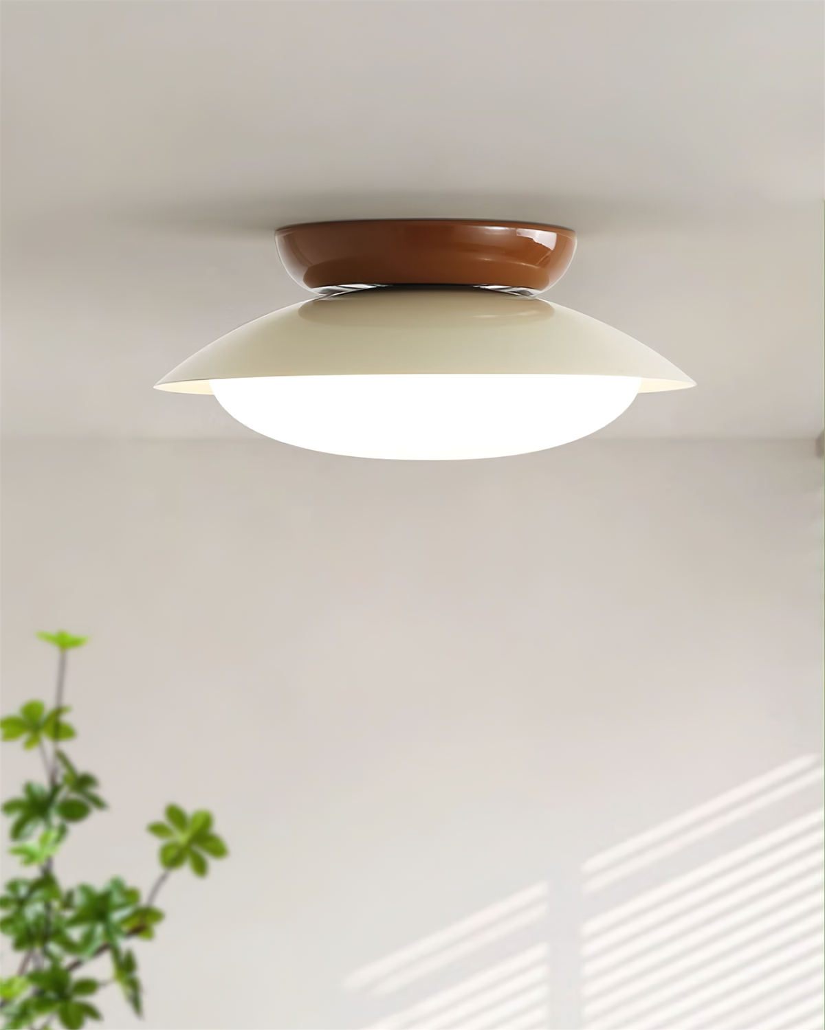 Plafón LED redondo - Resplandor natural y discreta elegancia