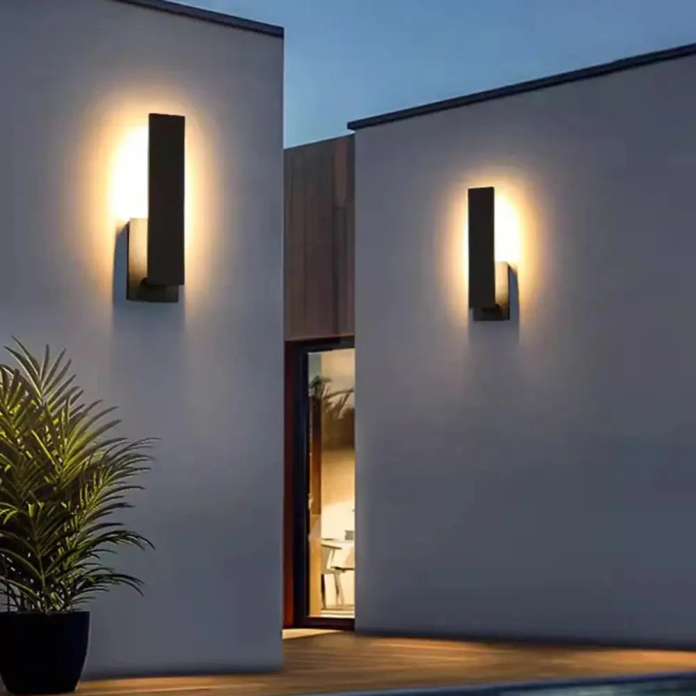 IP65-bestandig utendørs vegglampe - Soliditet og modernitet