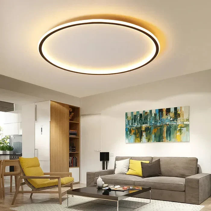 Luz de Teto Redonda – Ambiente Aconchegante e Elegância Escandinava 