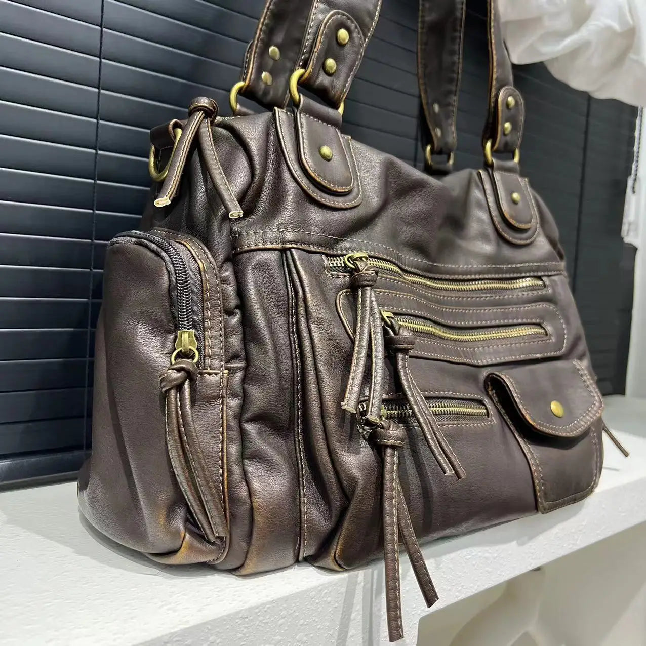 Clara | Saco À Mão Retro Com Alça – Elegância Intemporal E Estilo Vintage 