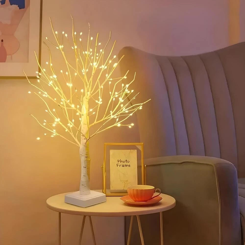 Luz Decorativa Árvore Nórdica – Ambiente Aconchegante e Moderno 