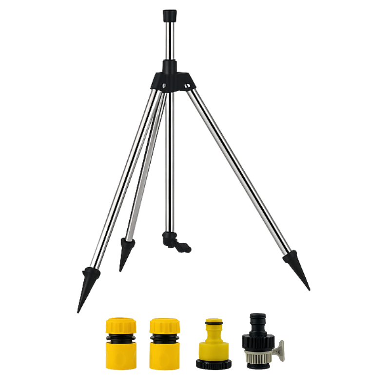 Sprinkler Rotativ 360° pe Trepied – Udat Reglabil și Uniform 