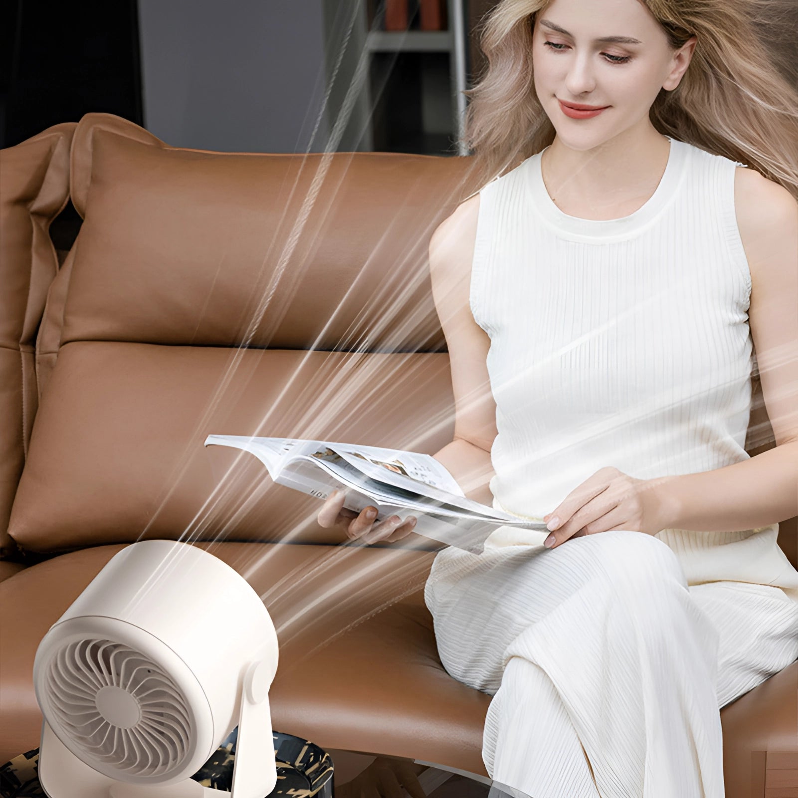Ανεμιστήρας Turbo χωρίς πτερύγια - Αθόρυβη ισχύς και μοντέρνος σχεδιασμός