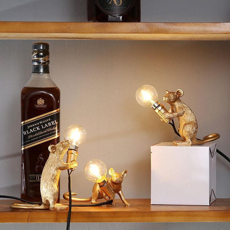 Lampe De Table Souris – Décoration Originale Et Éclairage Tendance