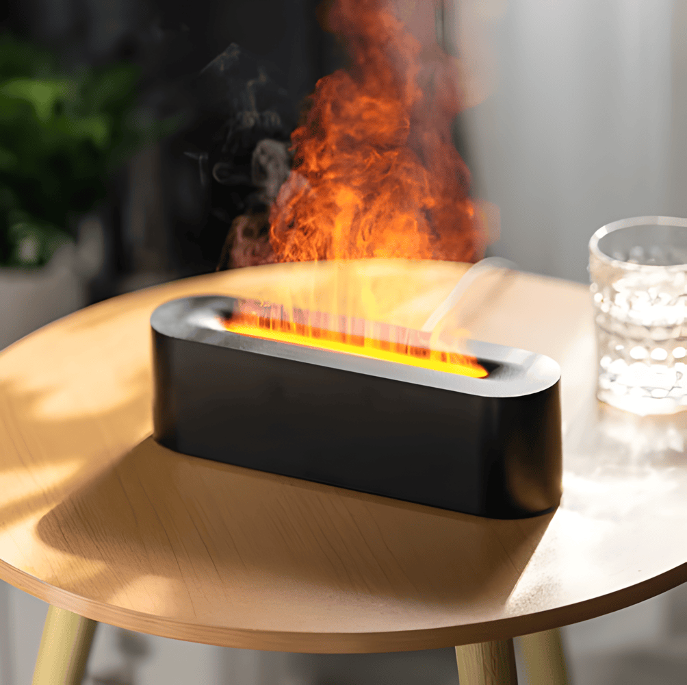 Difuzor de aromă USB cu iluminare LED multicoloră - atmosferă relaxantă și ceață ușoară