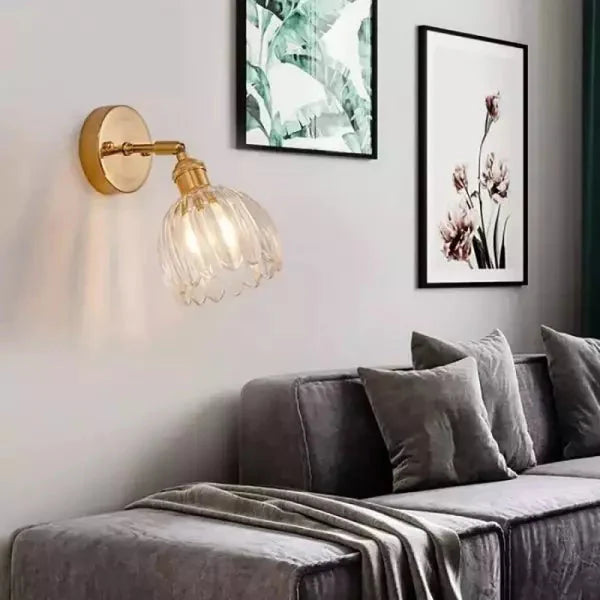 Aplique Decorativa de Pared – Flor en Capullo y Ambiente Romántico 