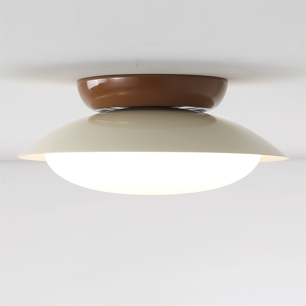 Plafón LED redondo - Resplandor natural y discreta elegancia