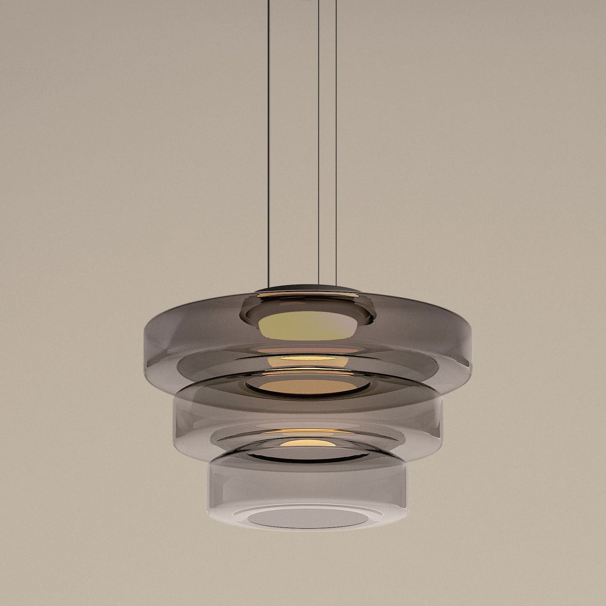 Bauhaus-tyylinen lasinen riippuvalaisin - Eleganssia ja modernia