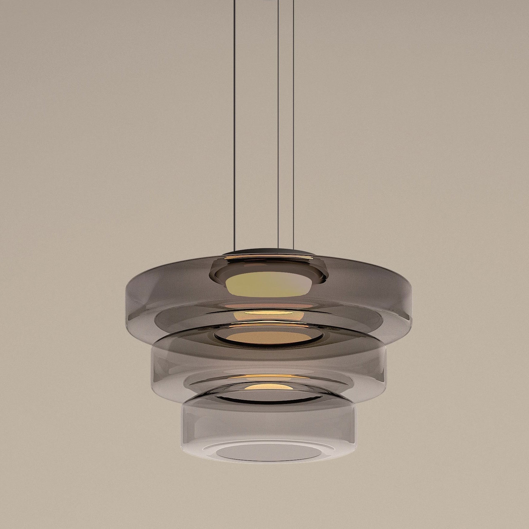 Hengelampe i glass i Bauhaus-stil - eleganse og modernitet