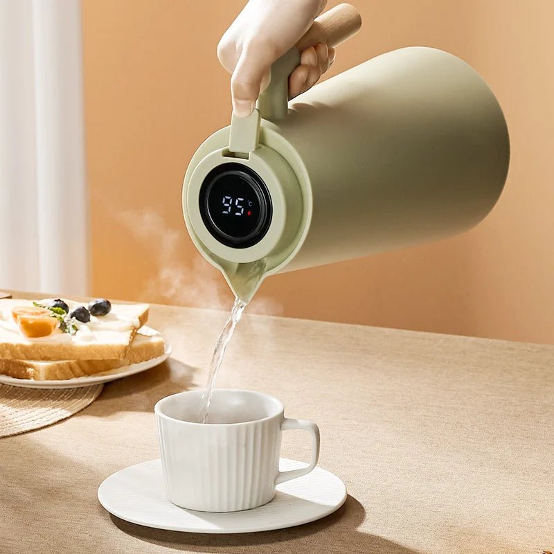 Cafeteira Térmica Com Exibição de Temperatura – Conforto Moderno e Utilização Simples 