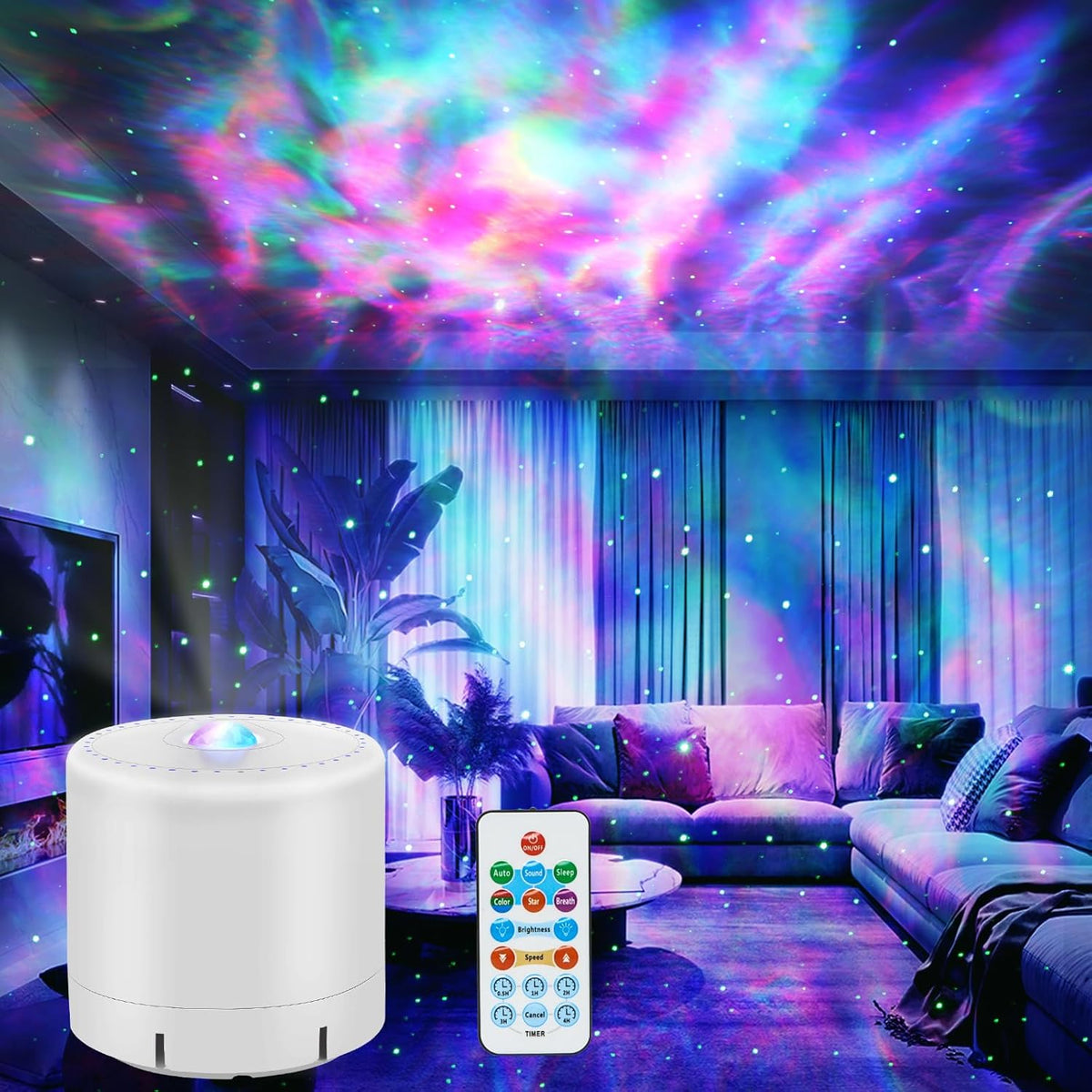 Projektor LED – Relaksująca Galaktyczna Atmosfera 