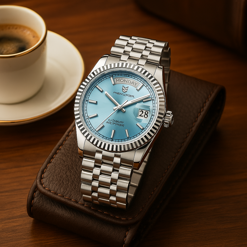 Boris | Ceas Elegant – Mișcare Automată și Afișare a Datei 