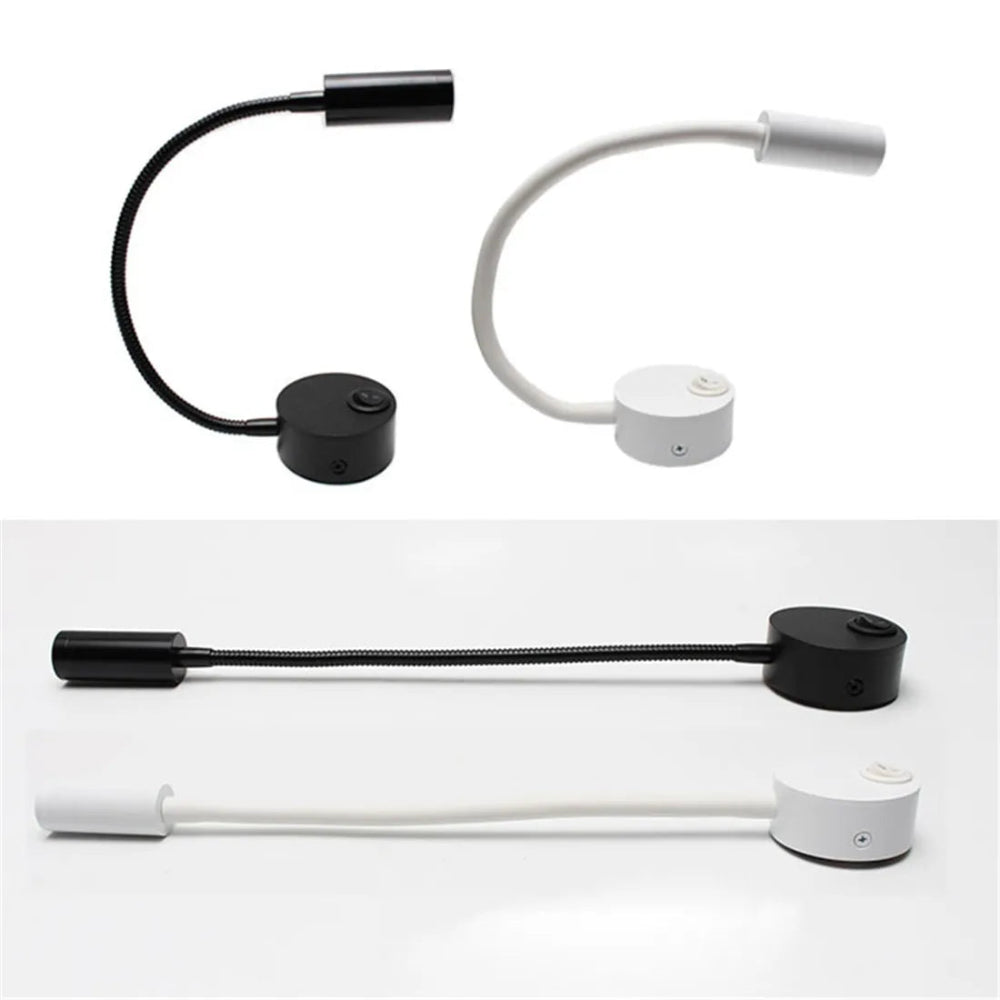 Candeeiro de parede LED flexível - Mobilidade, elegância e luz direcionada