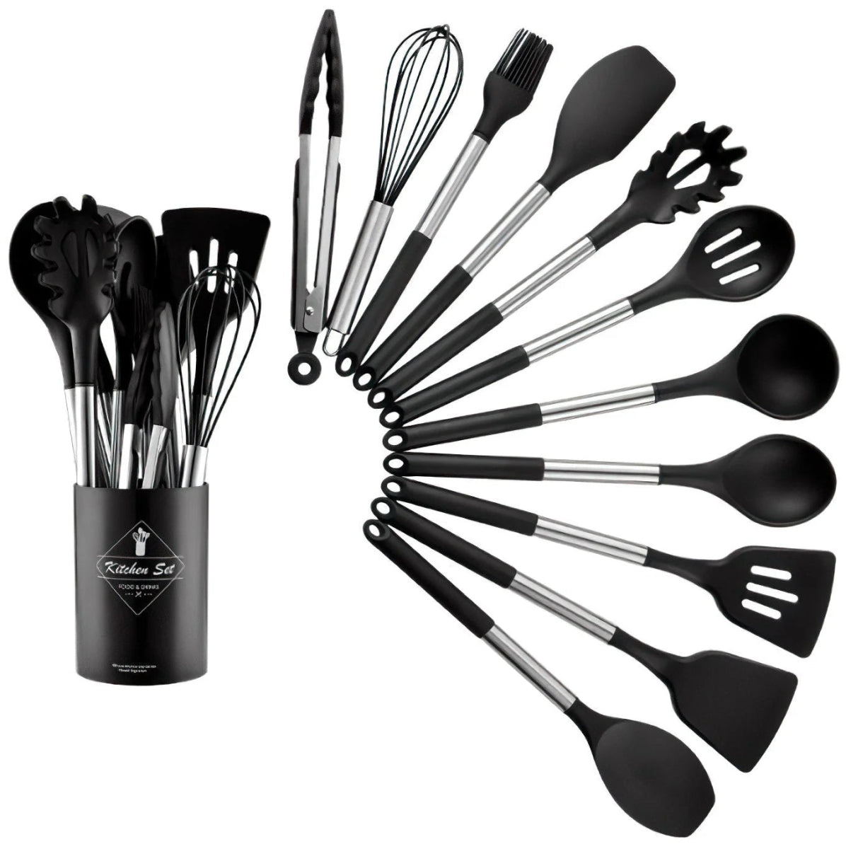 Conjunto de Utensílios de Cozinha – Prático e Versátil no Dia a Dia 