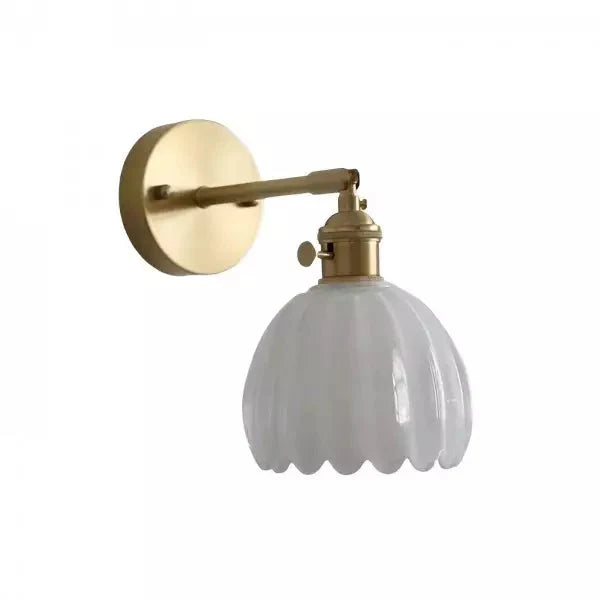 Aplique Decorativa de Pared – Flor en Capullo y Ambiente Romántico 