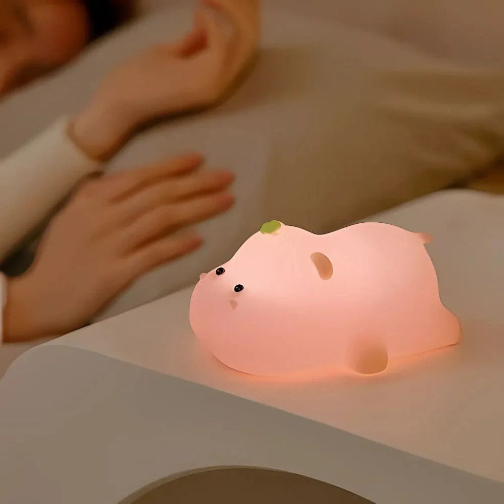 Lampe Tactile En Forme D’Animal — Éclairage Réconfortant Et Contrôle Facile