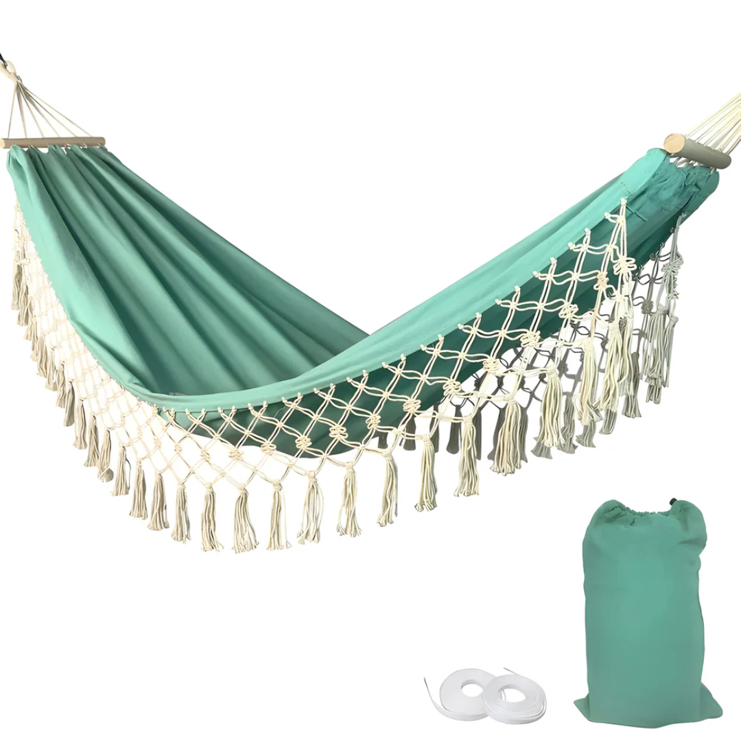 Houpací síť Exteriér Boho – Stylová relaxace a uklidňující atmosféra 