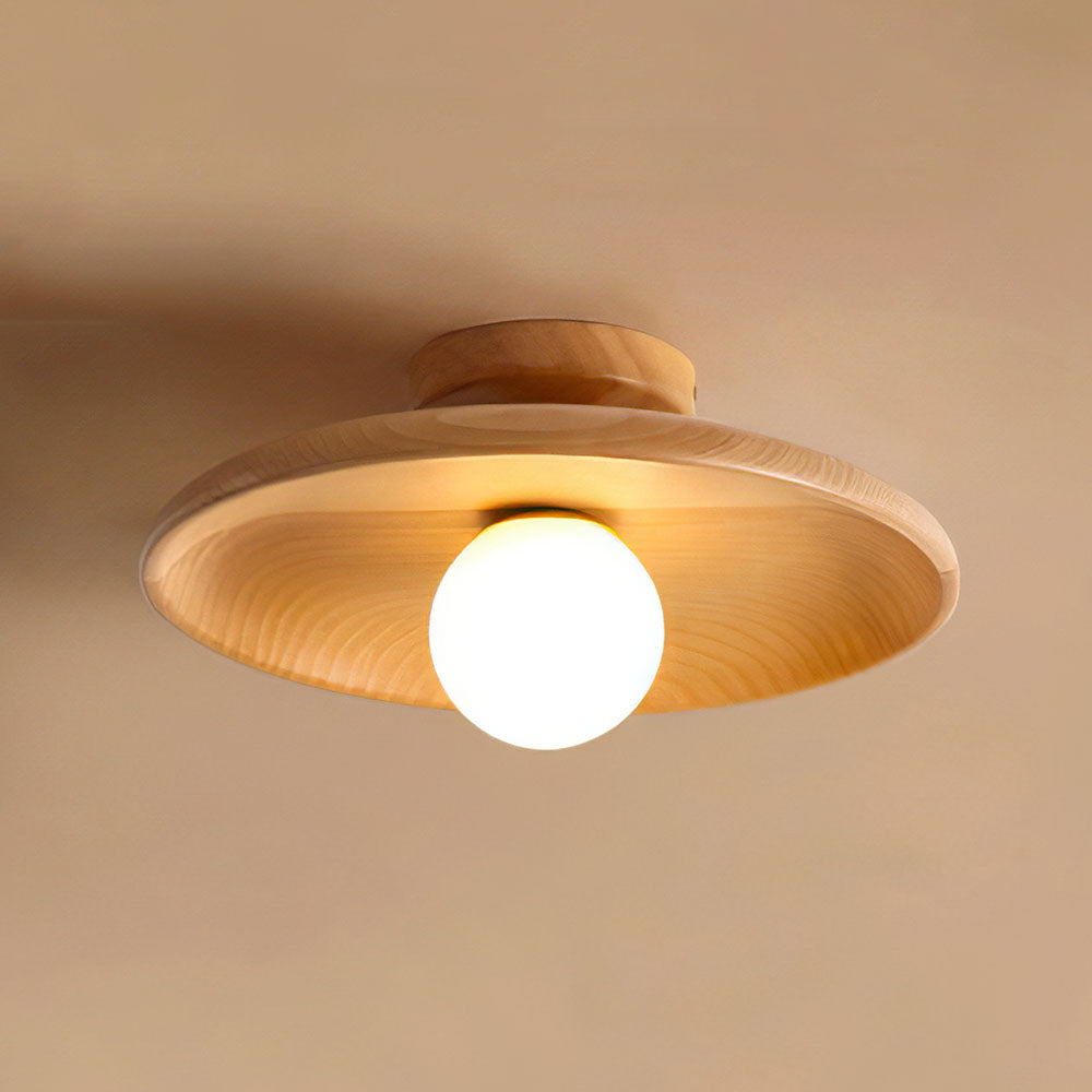Rund Lampe – Enkel Stil Og Raffinert Atmosfære 