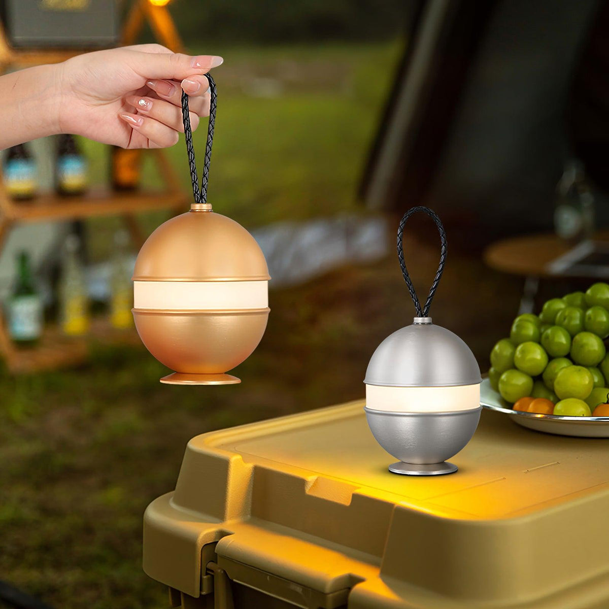 Wiederaufladbare Sphärenlampe - Schickes Design & Entspannungslicht